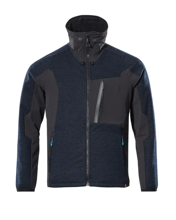 Strickjacke mit Reißverschluss