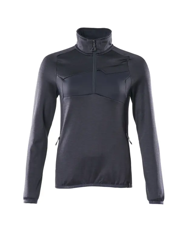 Halbzipper Fleece-Pullover
