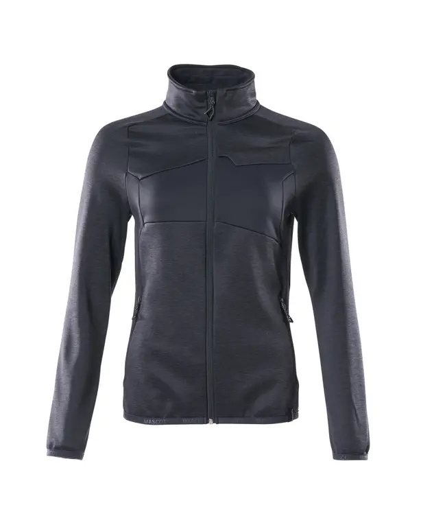Fleece-Pullover mit Reißverschluss