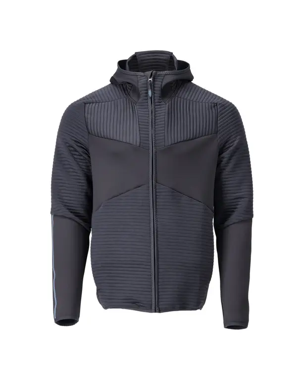 Fleece-Hoodie mit Reißverschluss