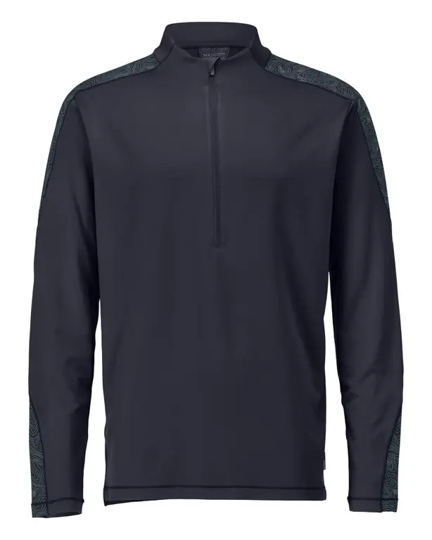 T-shirt met lange mouwen en halve rits