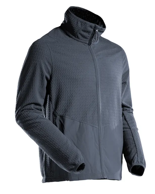 Zipped fleece pullover