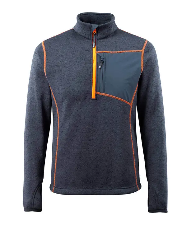 Half-zip trui