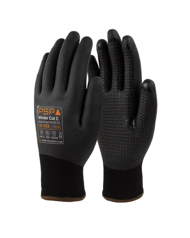 Winterhandschuh 18-555 Cut C Nitrile Foam Pro DT TS