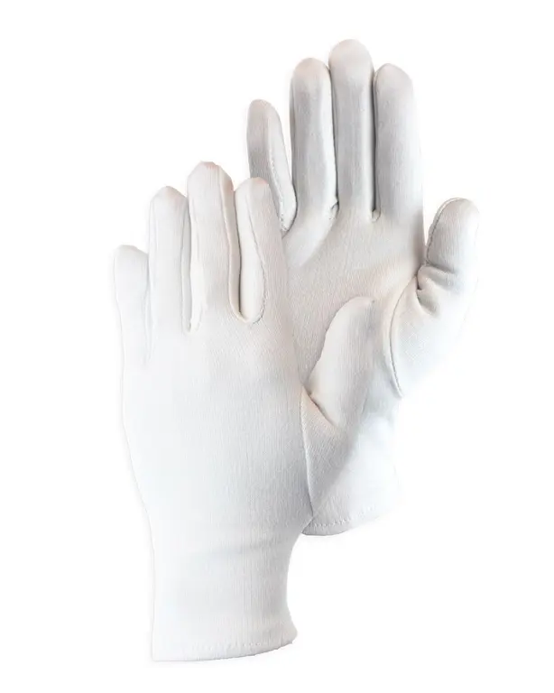Interlock Handschuh Weiß Hohe Qualität