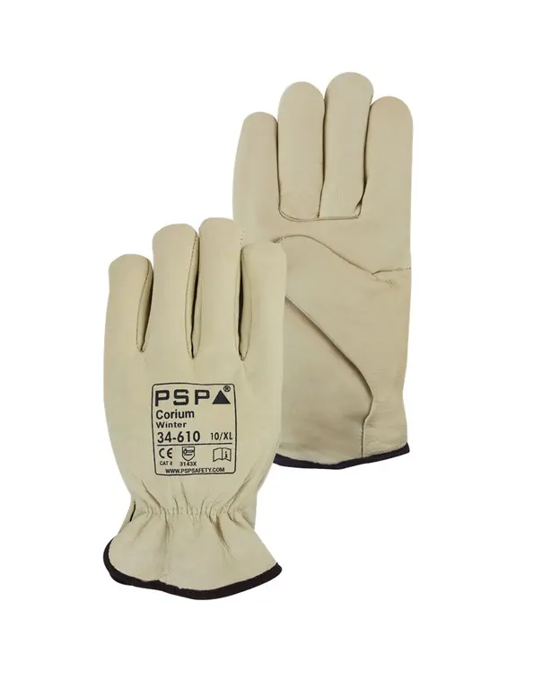 34-610 Rindsleder Winterhandschuh