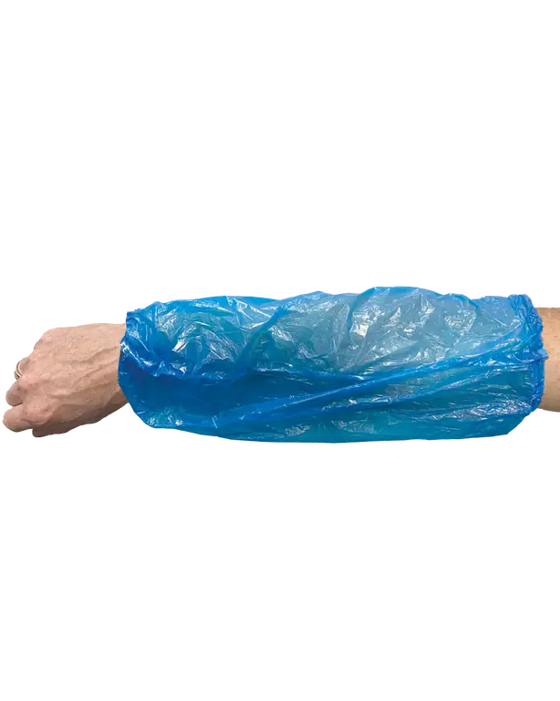 Disposable PE Sleeve 20mu, blue