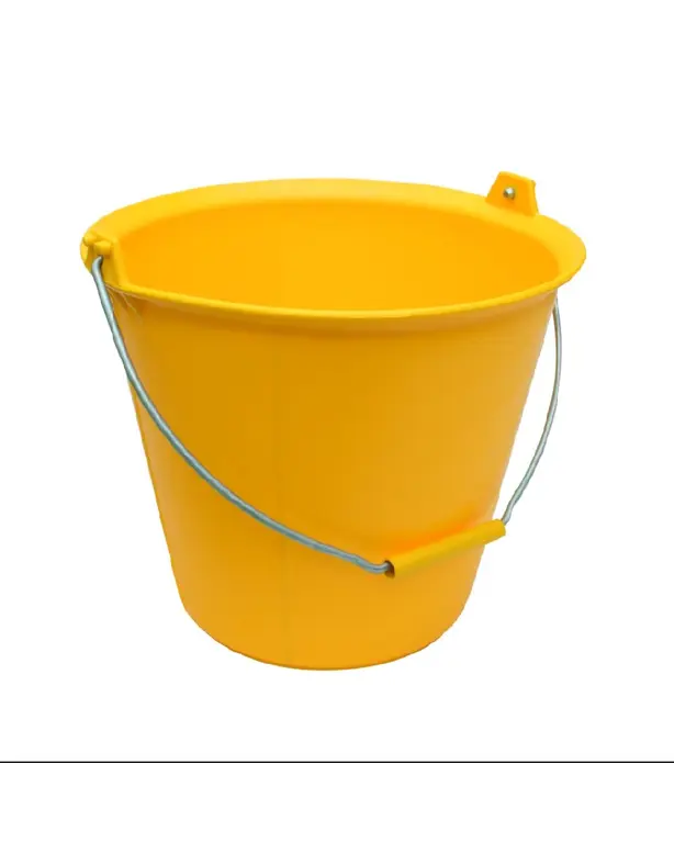 SEAU PRO 13L POIGNEE ET ERGOTS