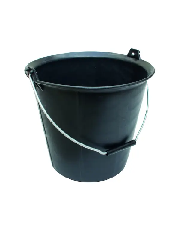 SEAU PRO BLACK 13L POIGNEE ET ERGOTS