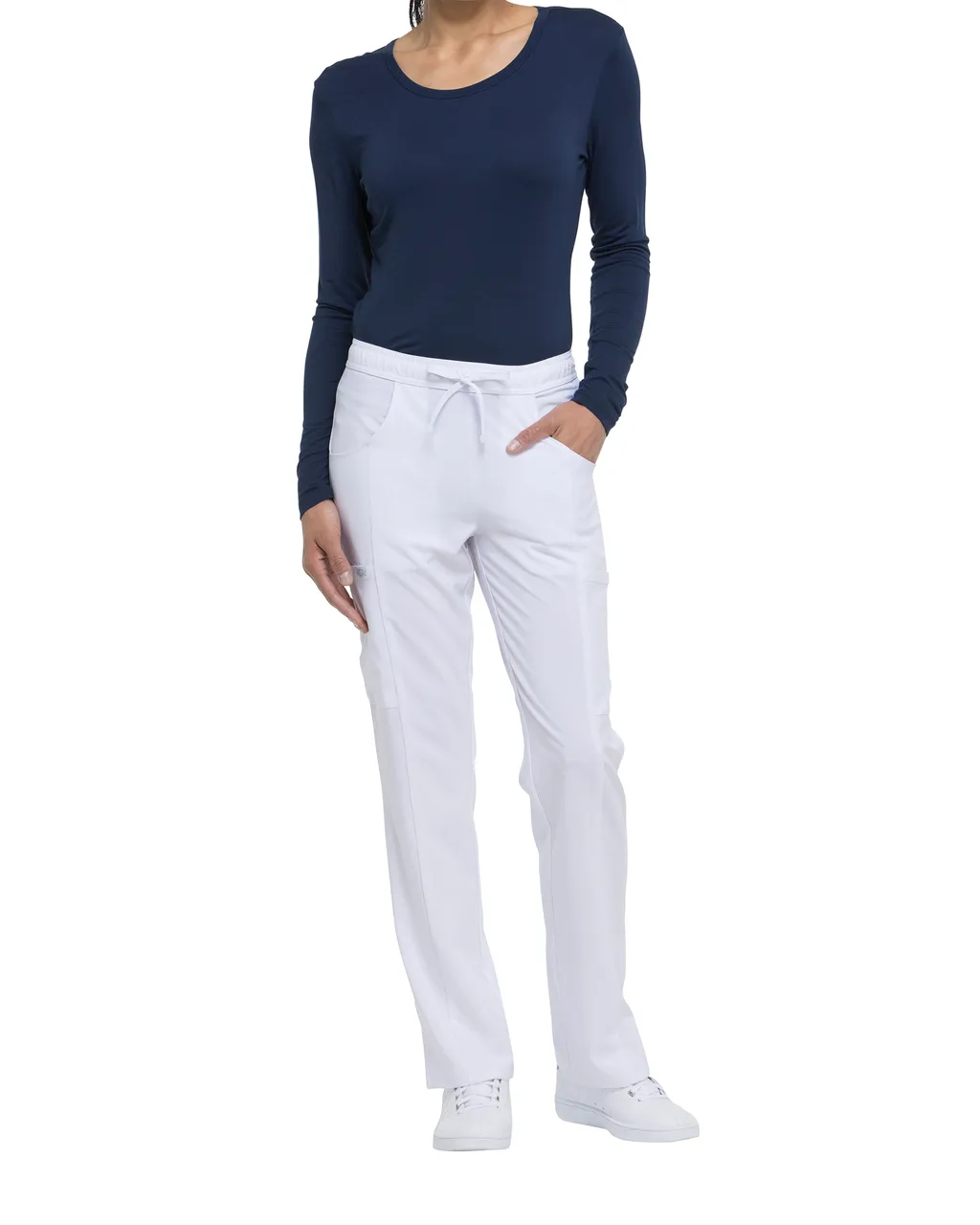 Hoge taille broek met trekkoord