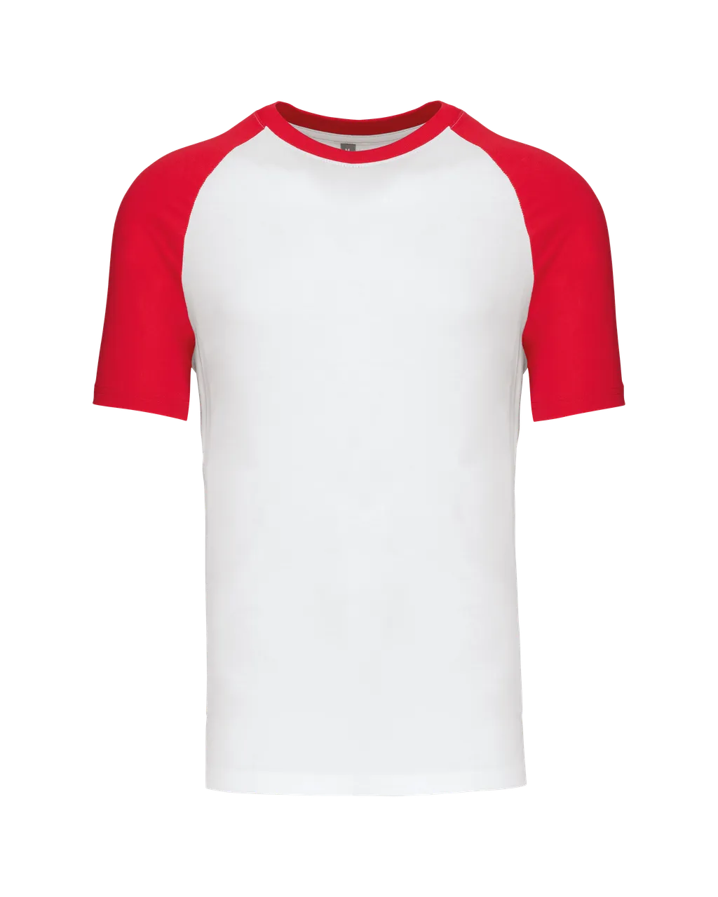 Bicolor T-shirt met korte mouwen