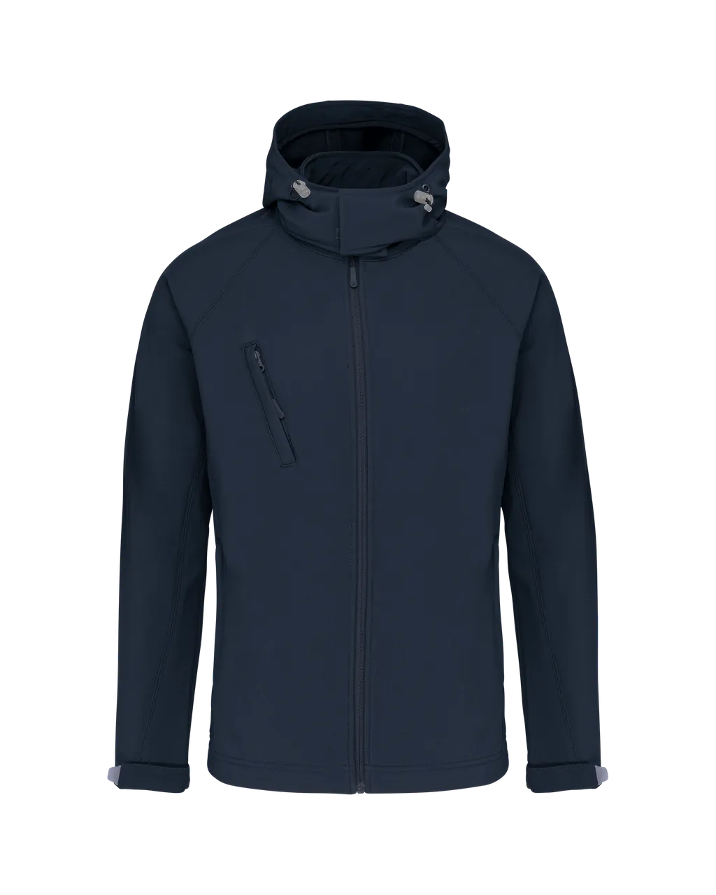 Softshell jack met afneembare capuchon