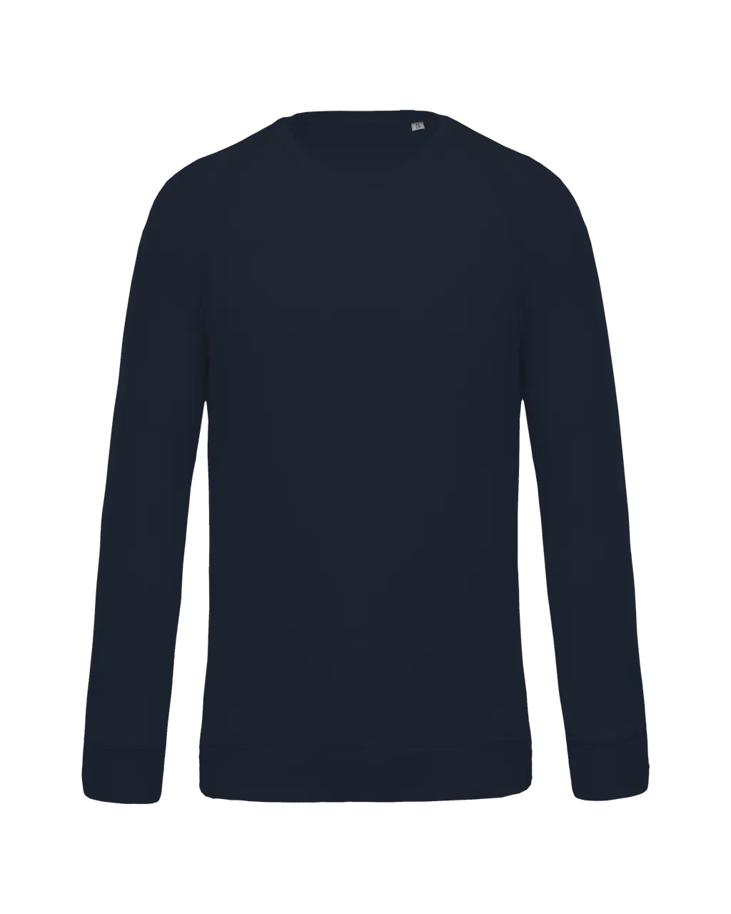 Bio Sweatshirt mit Rundhalsausschnitt und Raglanärmeln