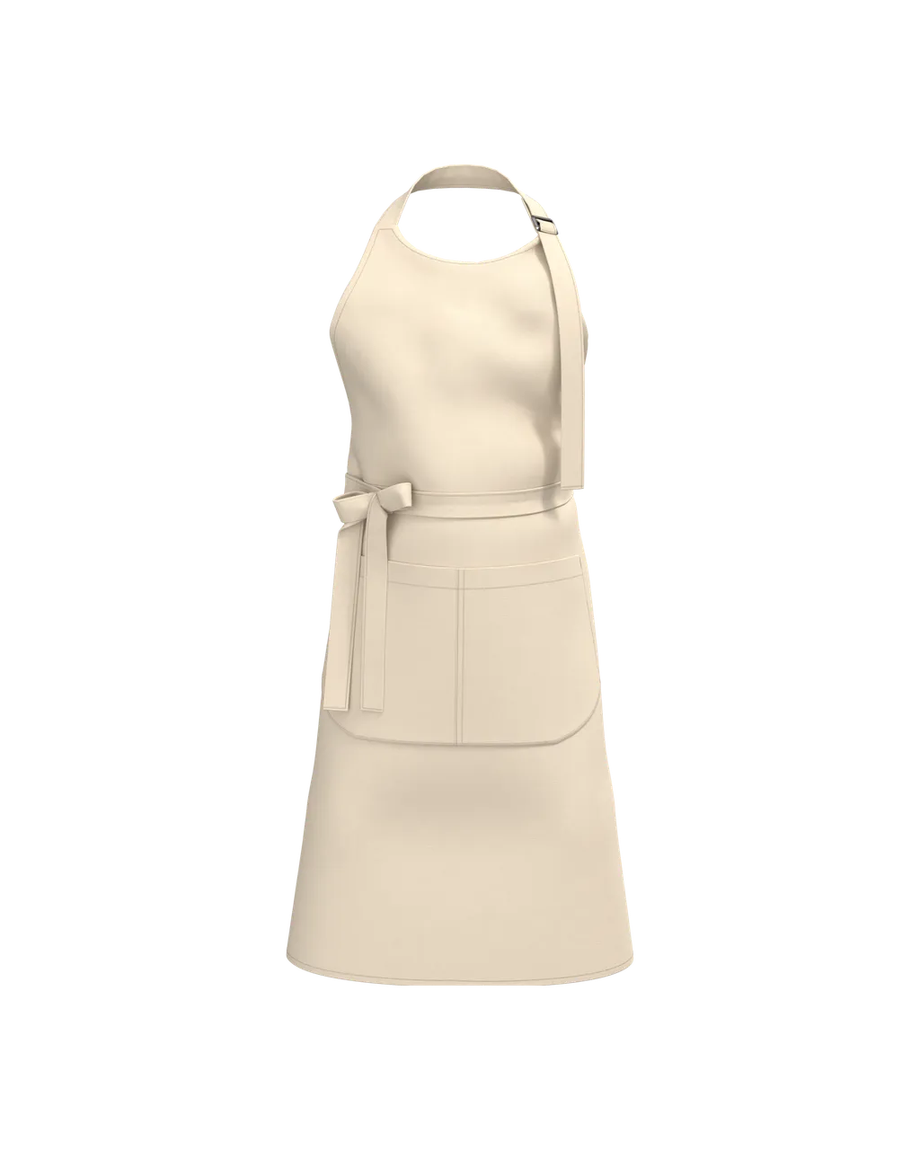 Apron with Organic Cotton Pocket