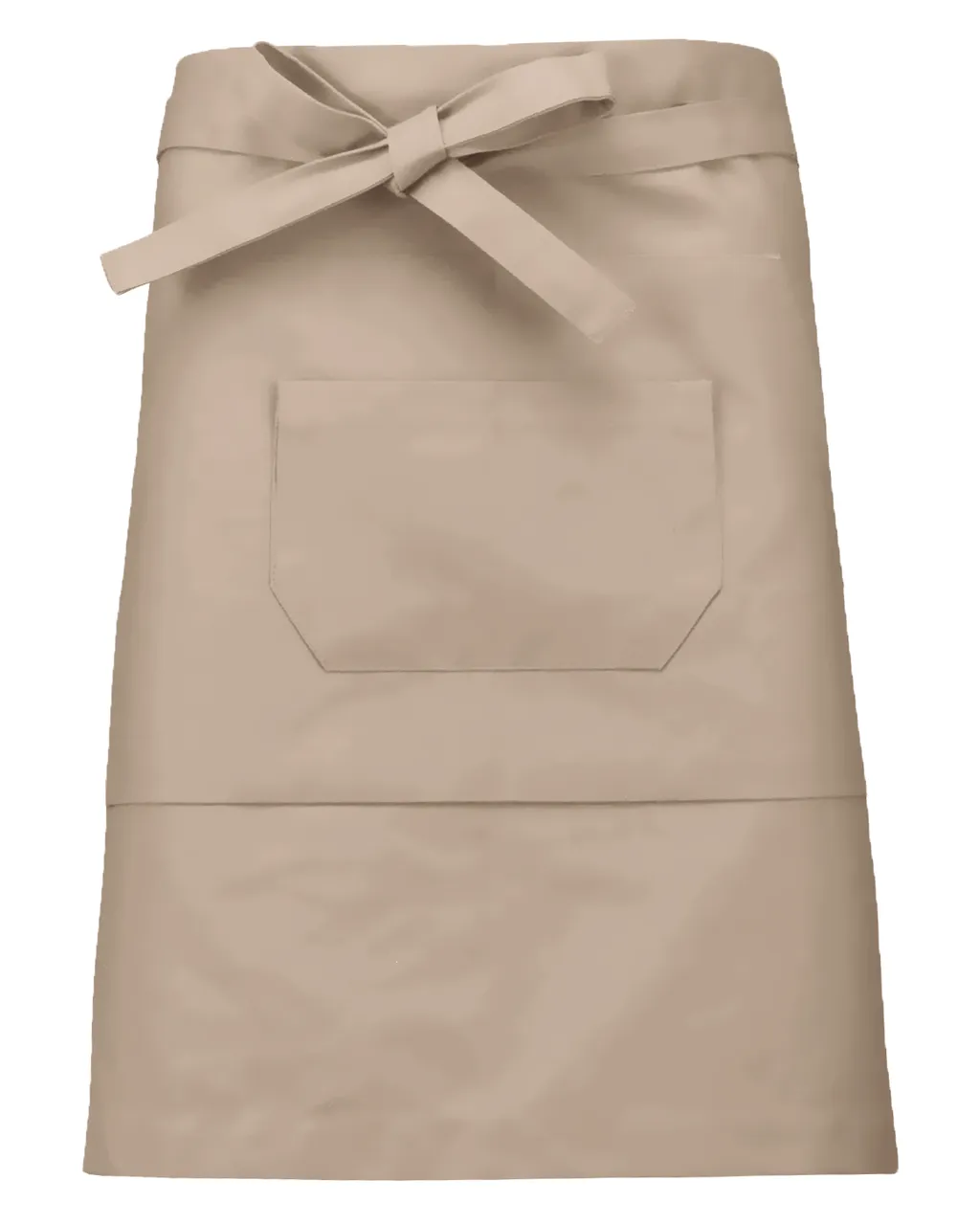 Mid-length cotton apron