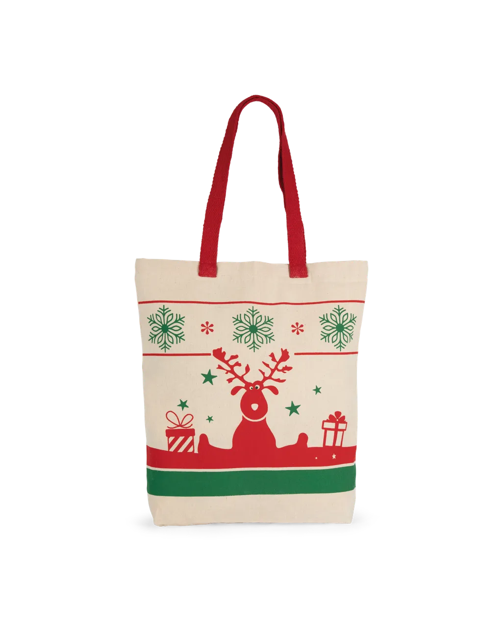 Einkaufsbeutel mit Weihnachtsmotiven