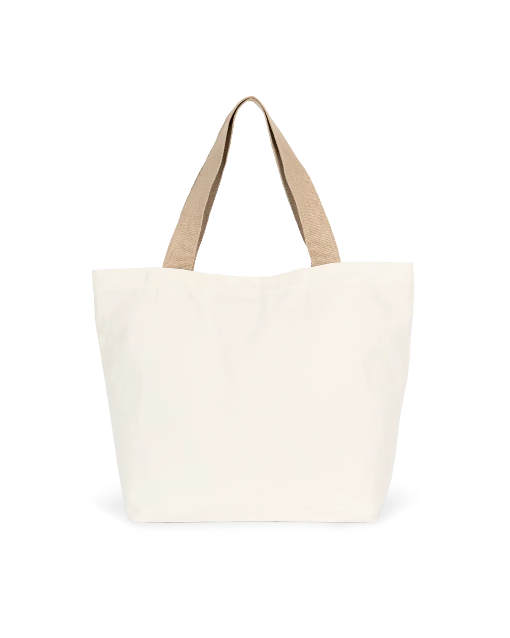 Grand sac shopping recyclé à fond plat