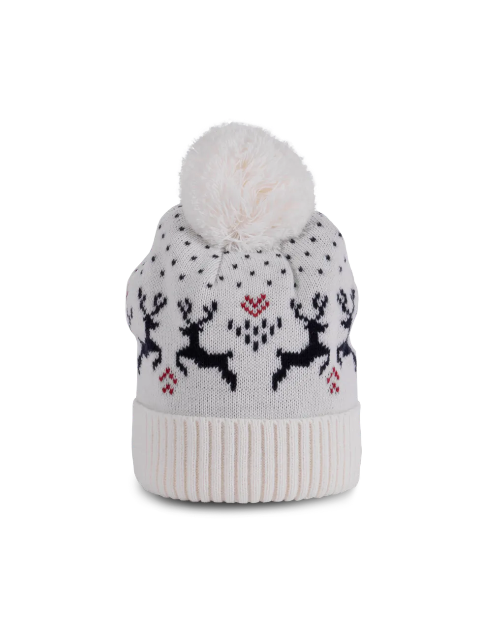 Weihnachtsmütze mit Rentiermotiven