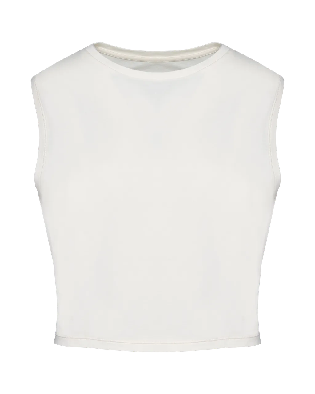 Eco-vriendelijk crop top zonder mouwen