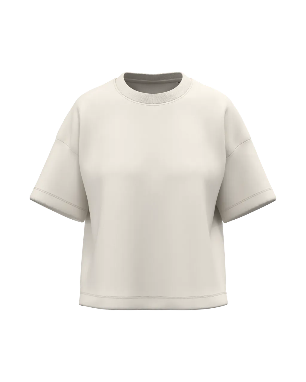 Ecoresponsabel boxy T-shirt met vallende schouders