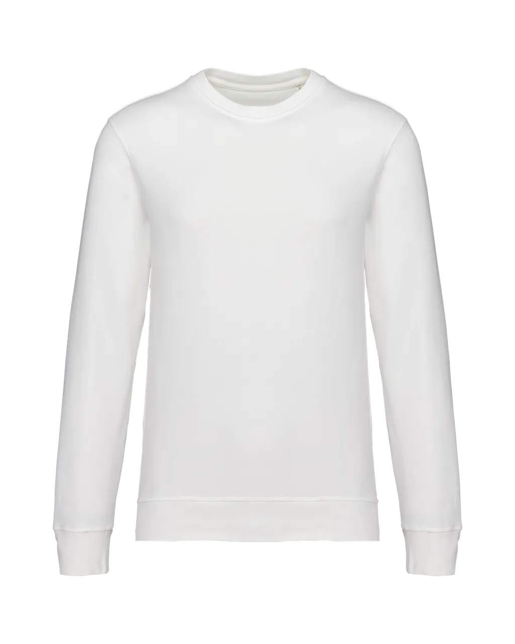 Ökologisches Sweatshirt mit Rundhalsausschnitt French Terry