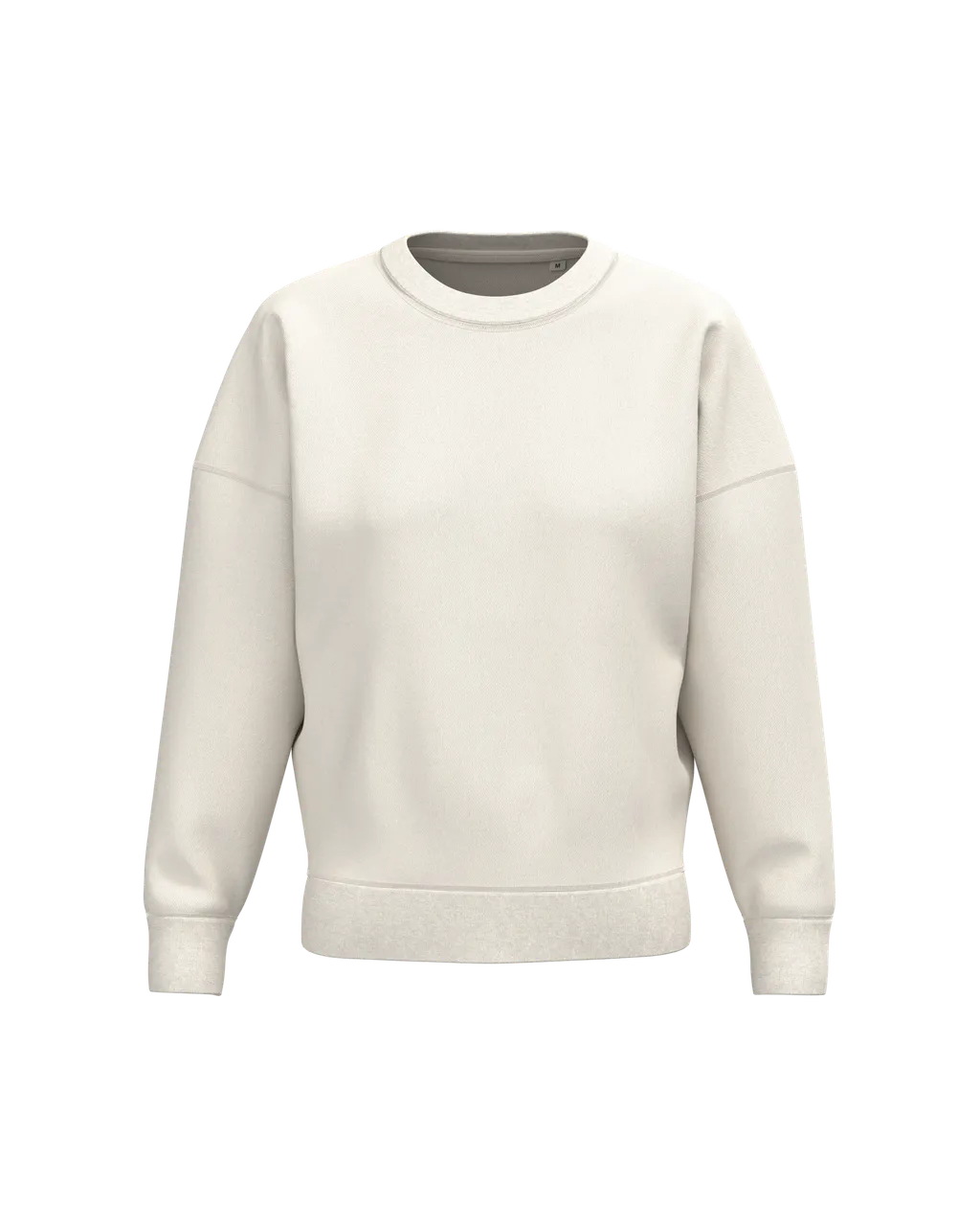 Ökologisches Sweatshirt mit Rundhalsausschnitt
