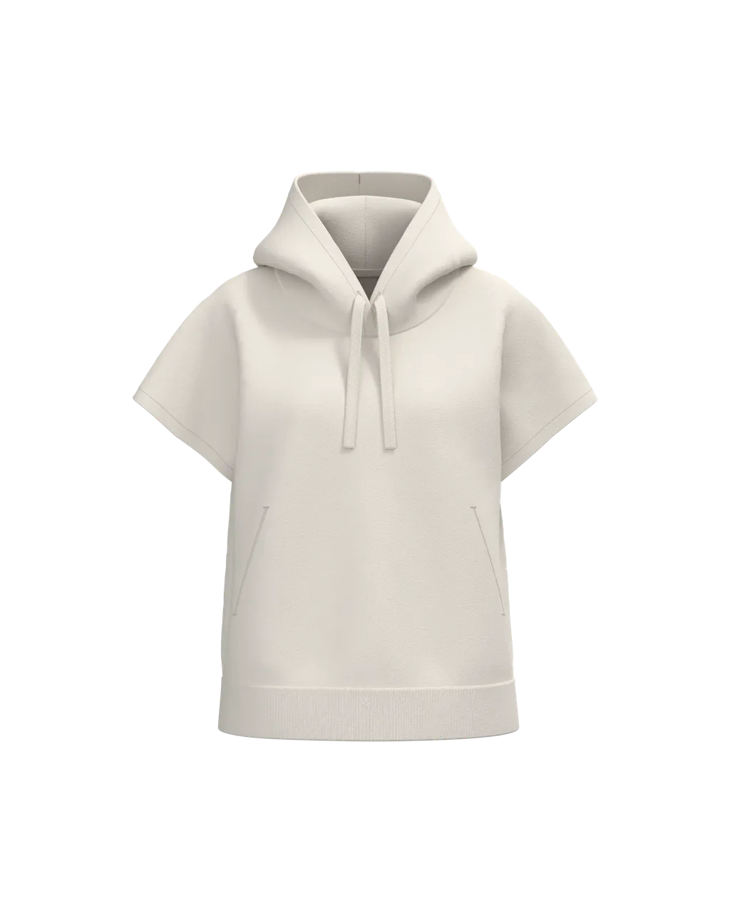Oversized umweltfreundlicher Kapuzenpullover ohne Ärmel