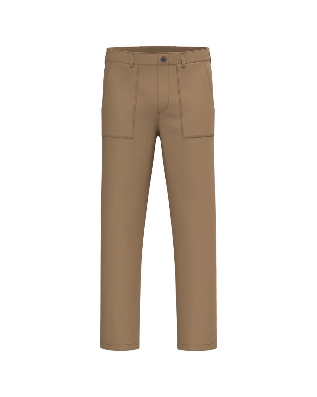 Eco-friendly washed utility pants