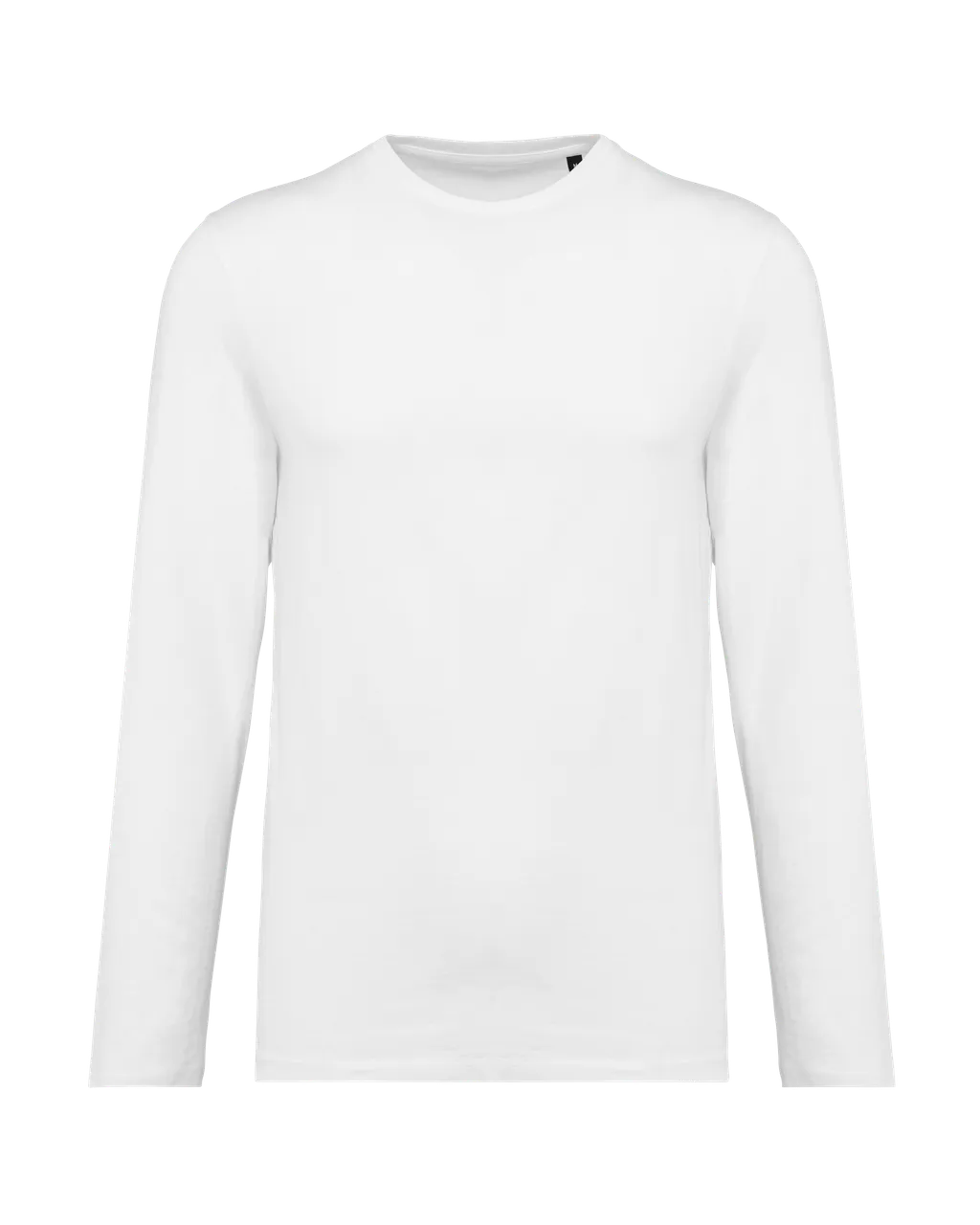 Supima® T-shirt met ronde hals en lange mouwen