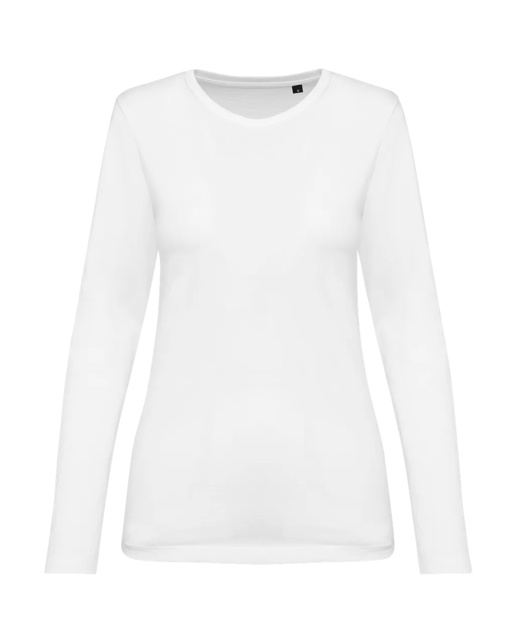 Supima® T-Shirt mit Rundhalsausschnitt und langen Ärmeln