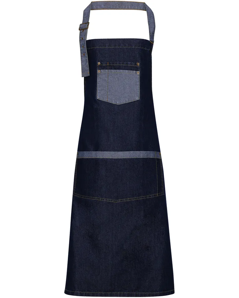 Denim Bib Apron "Domain"