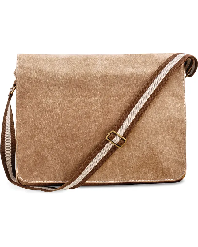 Vintage Canvas Messenger Bag