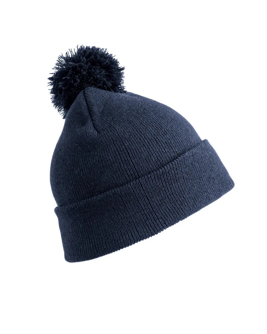 Beanie mit Pompon