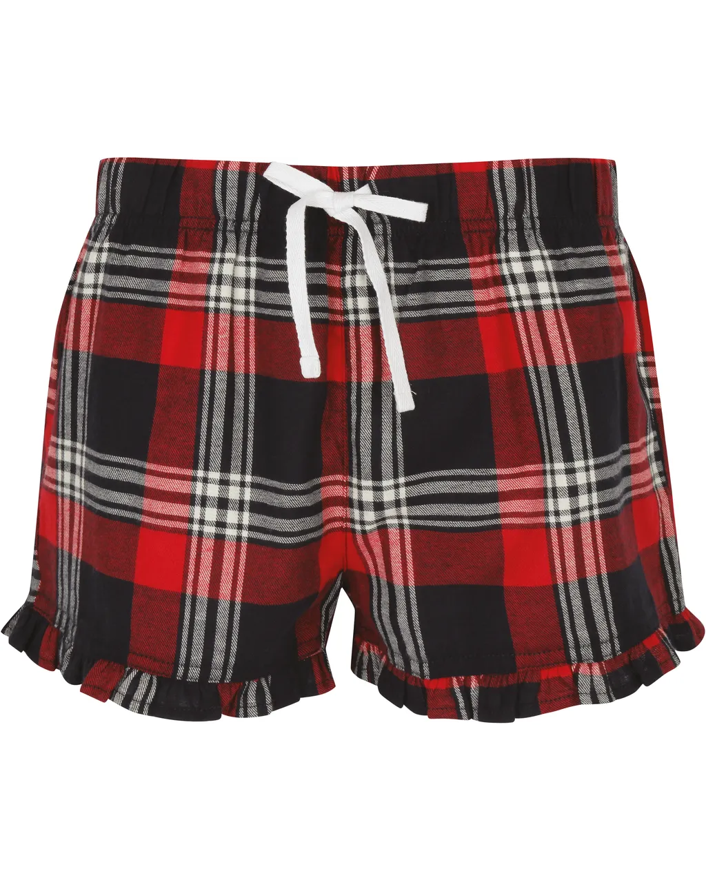 Tartan-Muster Shorts
