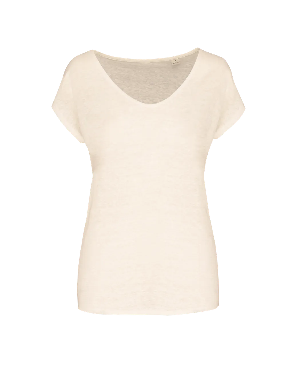 V-neck Linen T-shirt