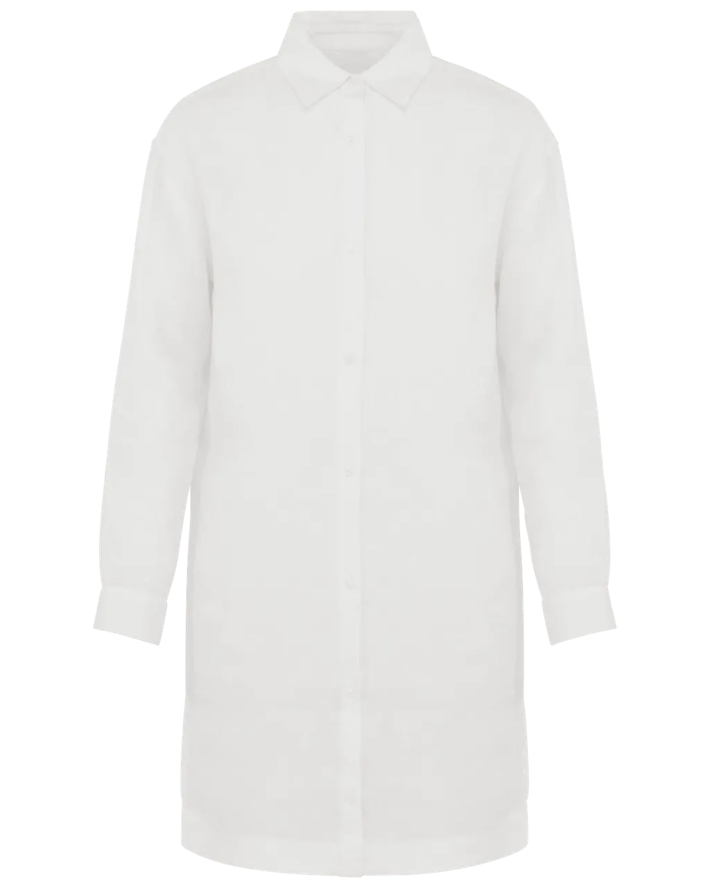 Linen shirt dress