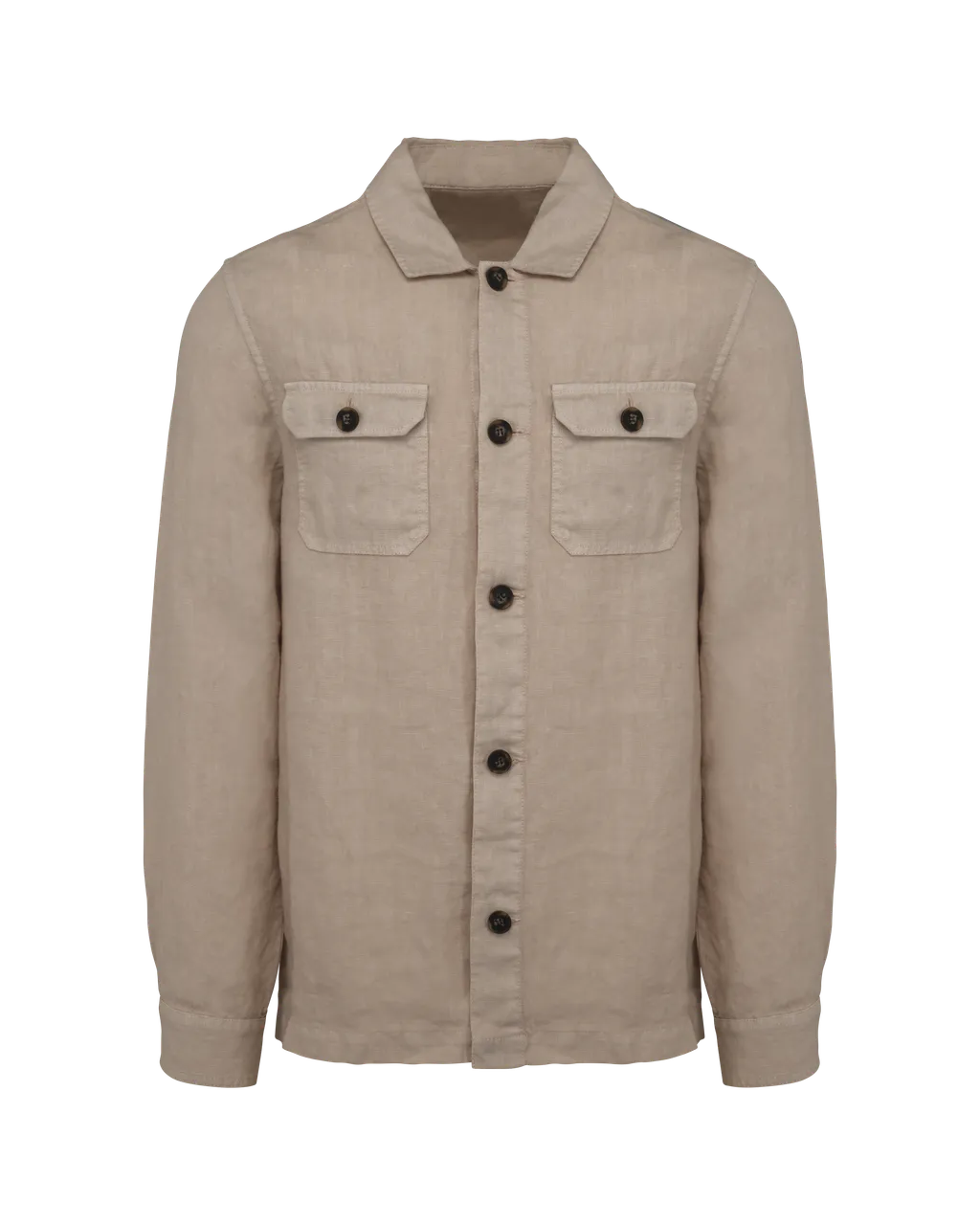 Washed Linen Overshirt
