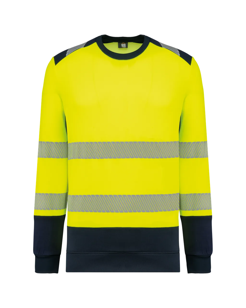 Recycelter Sicherheits-Sweatshirt mit Rundhalsausschnitt
