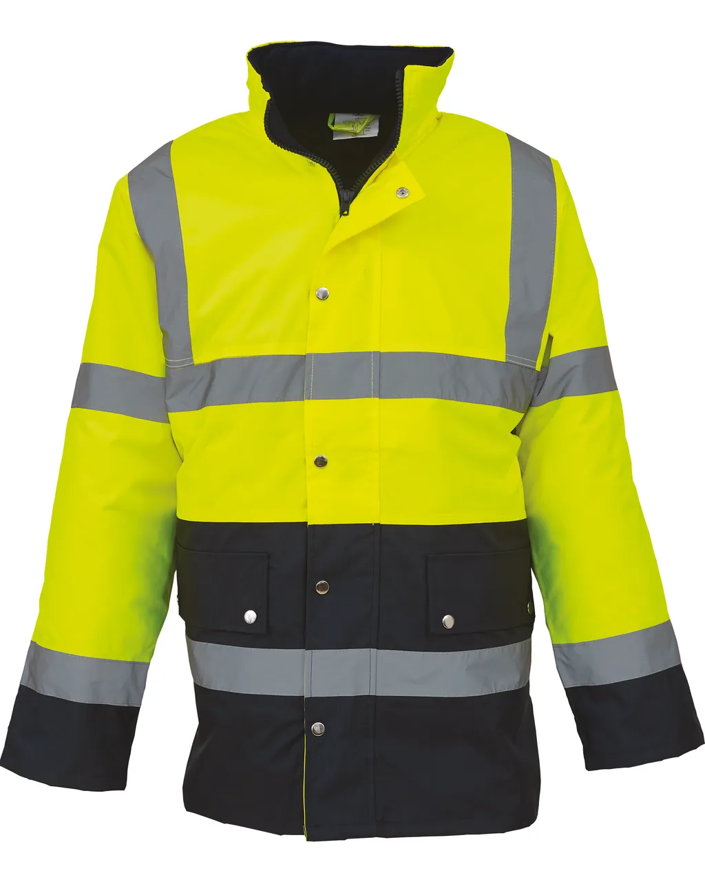 Bicolor Sicherheitsjacke mit hoher Sichtbarkeit