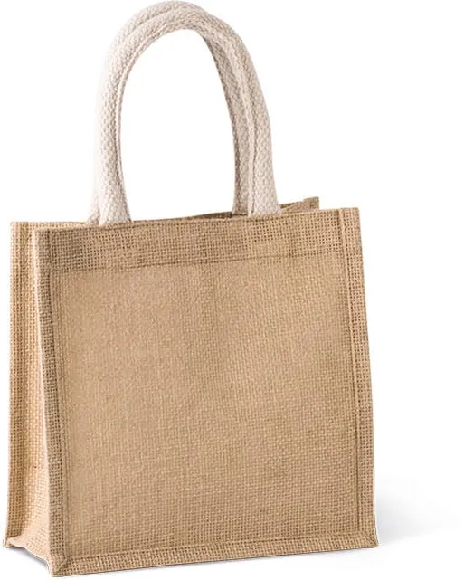 Sac style cabas en toile de jute - petit modèle