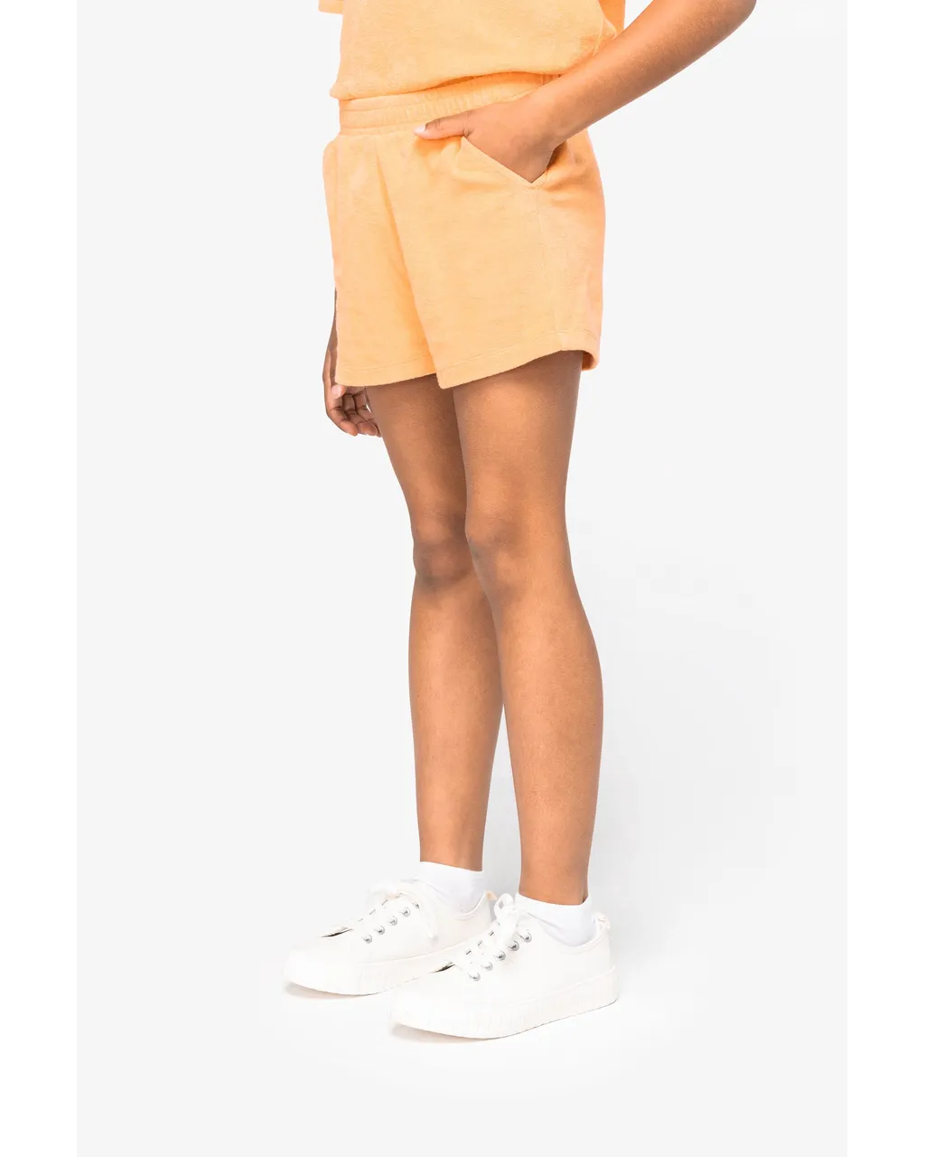 Ecoresponsabler Mädchen-Badestoff-Short