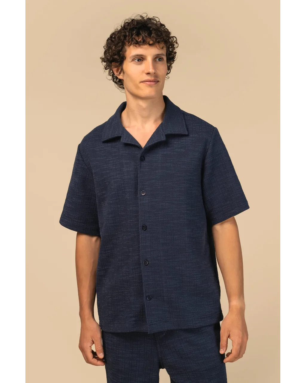 Textured Short Sleeve Shirt