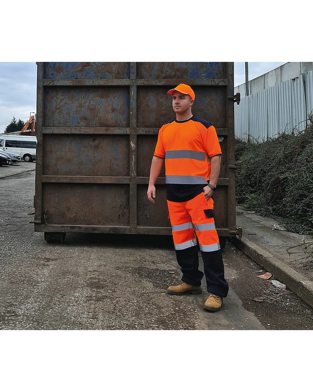 Bicolor Hi-vis T-shirt