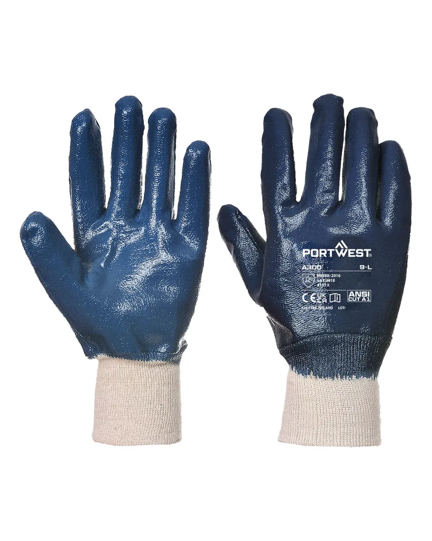 Nitrile Glove, Knitted Cuff