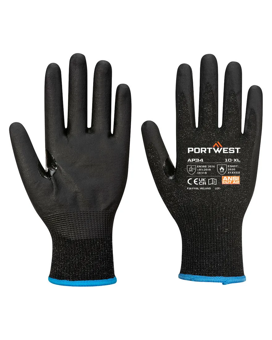 LR15 Touchscreen-Handschuh Nitrilschaum PK12
