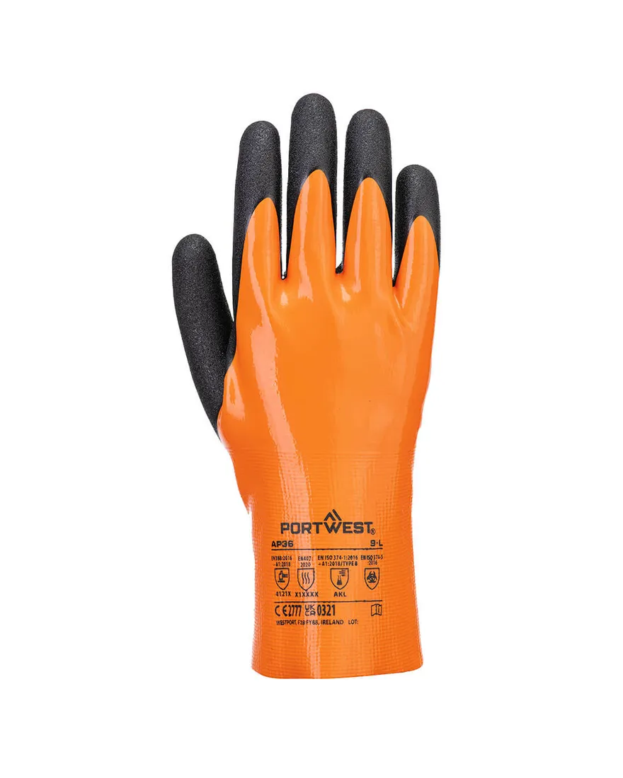 Grip 18 Nitril Lange Manschette Handschuh