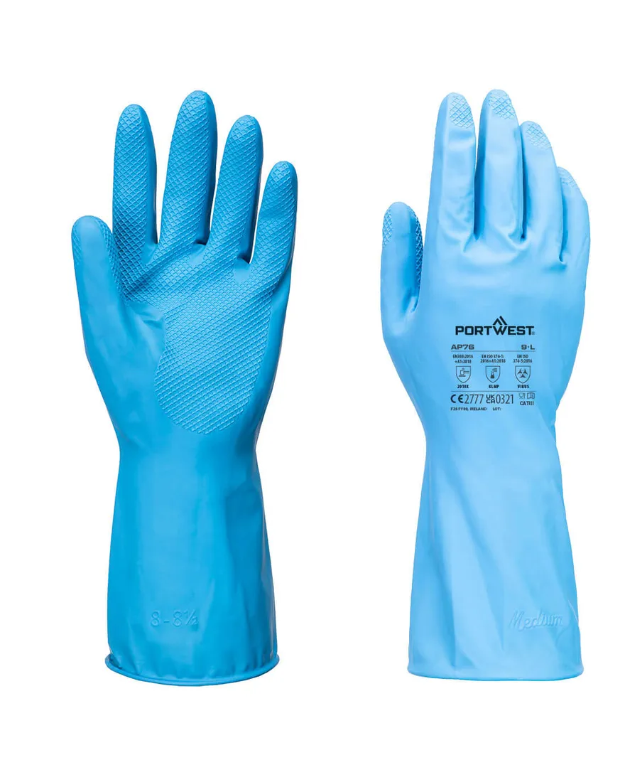 FD Chemical B Latex Light Gauntlet (Pk12)