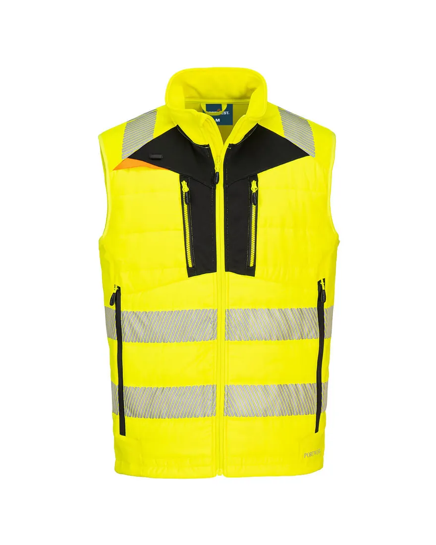 Softshell vest hoge zichtbaarheid DX4