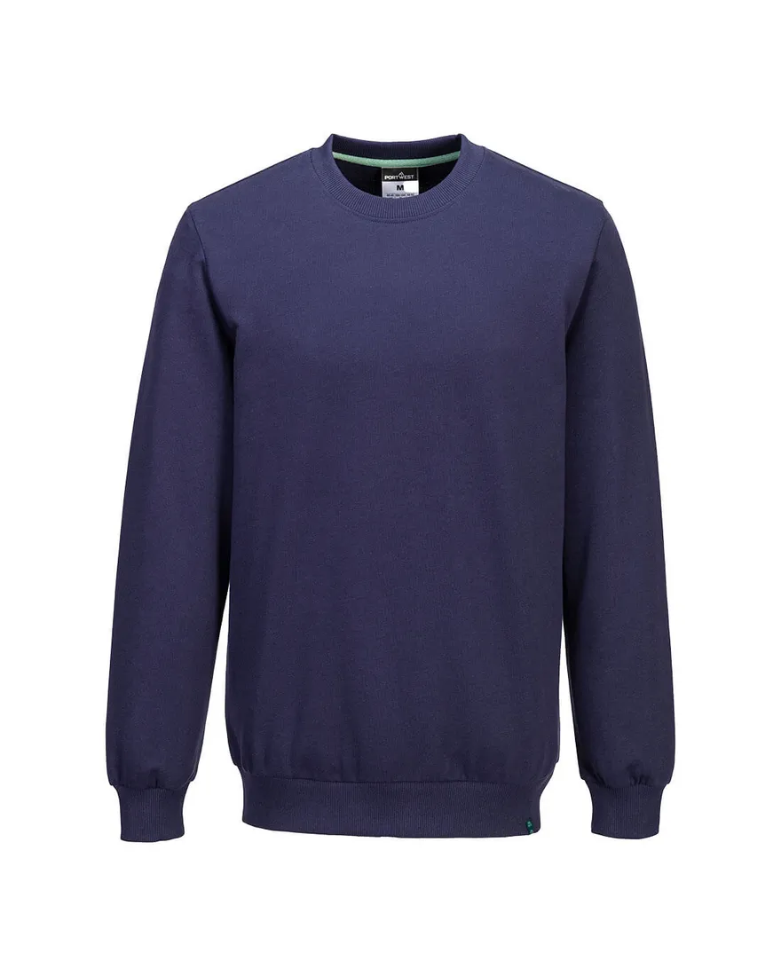 Biologisch recycleerbare katoenen sweater