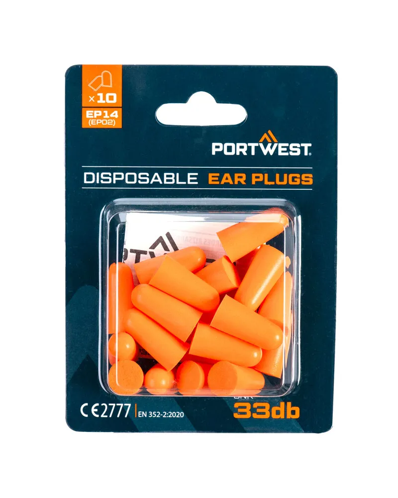 PU-Schaum-Ohrstöpsel (10 Paare)